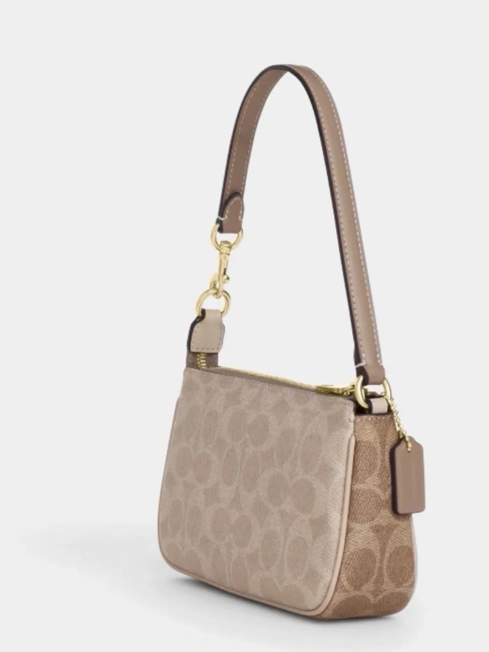 COACH Nolita 19 In Blocked Signature Canvas
